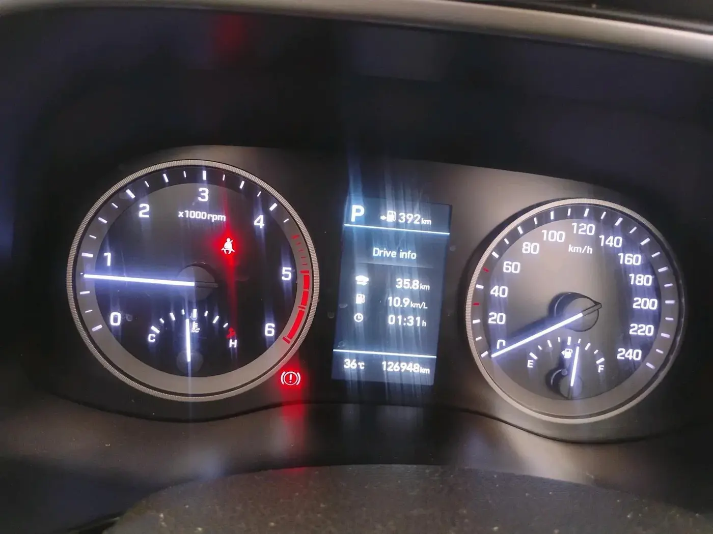 2021 Hyundai Tucson GLS 2WD AT DIESEL, Diesel, Automatic, 1,26,948 km, interior
