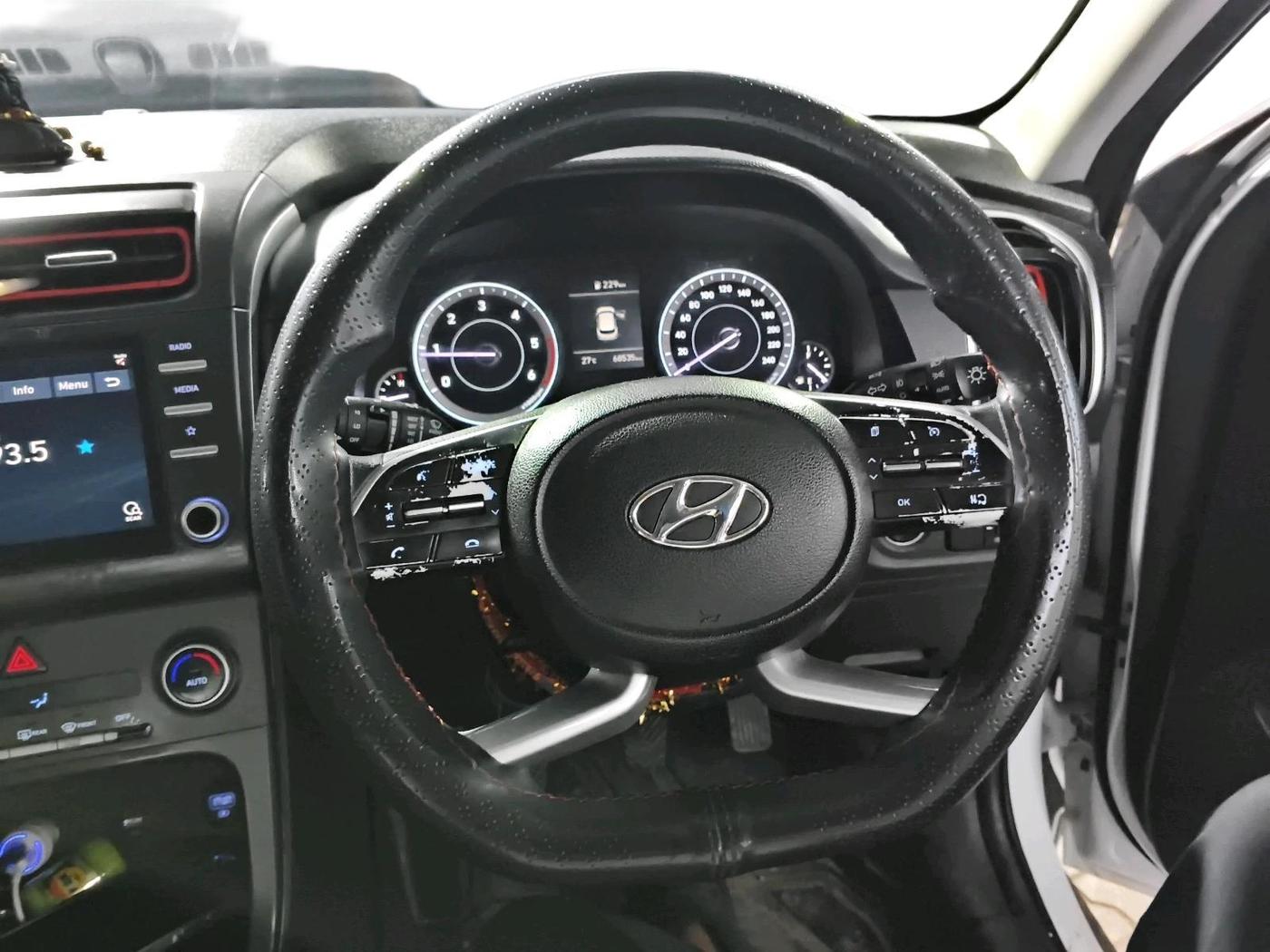 2022 Hyundai Creta S PLUS KNIGHT 1.5 DIESEL DUAL TONE, Diesel, Manual, 68,535 km, interior