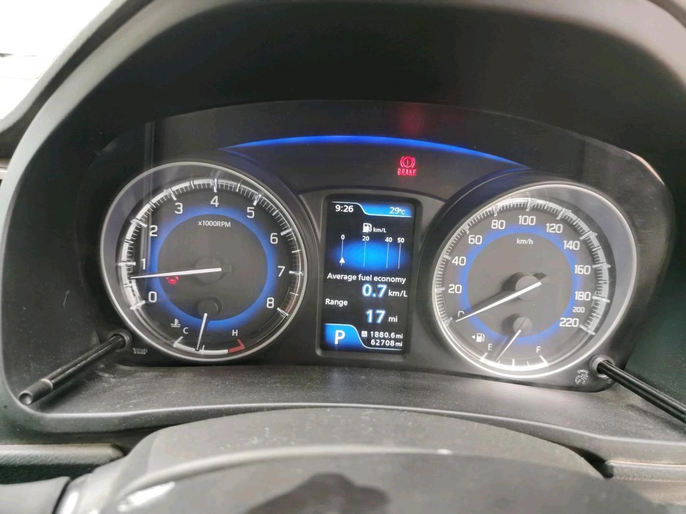2019 Toyota Glanza V CVT, Petrol, Automatic, 65,500 km, interior