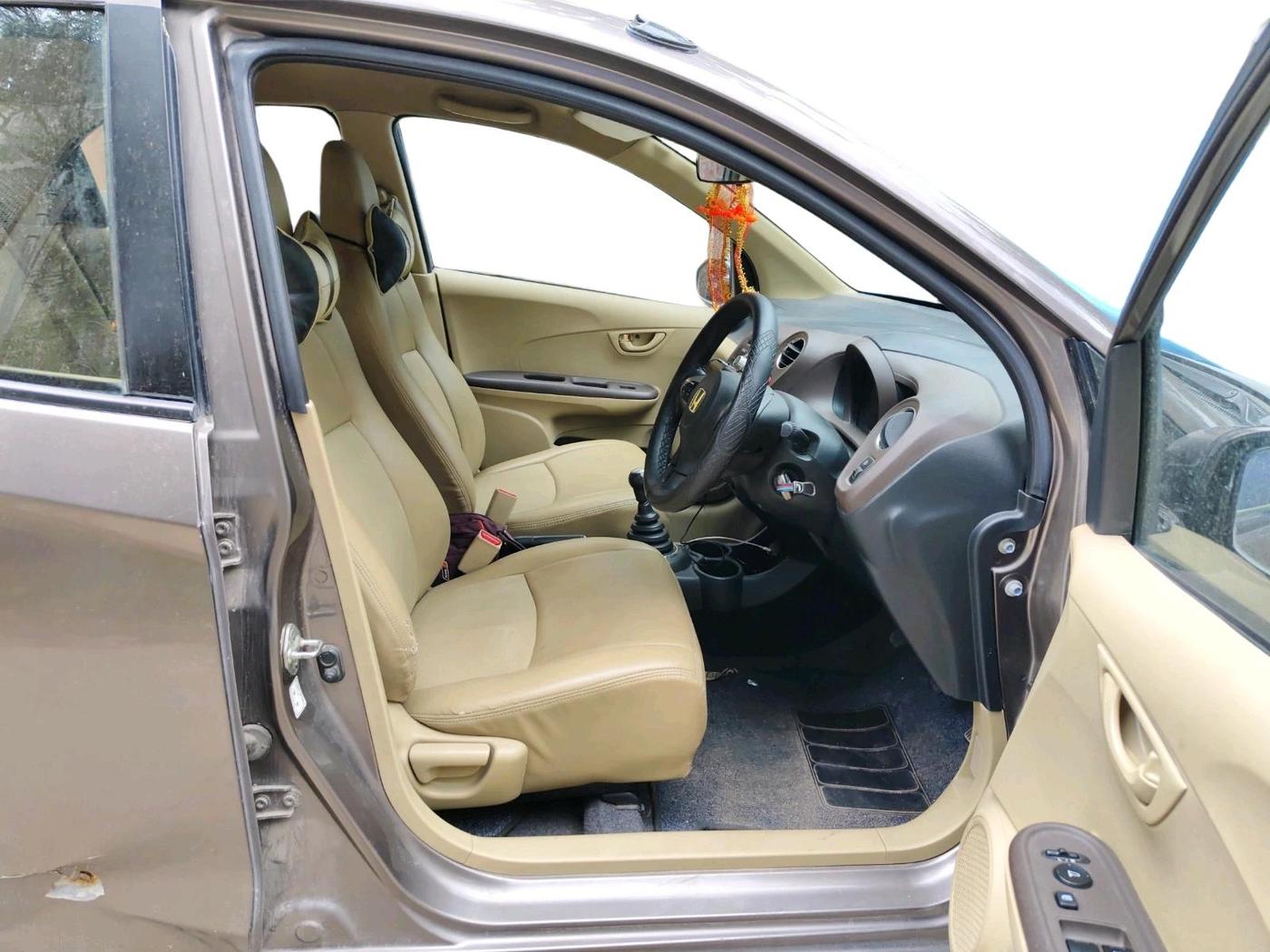 2013 Honda Brio S MT, Petrol, Manual, 51,999 km, interior