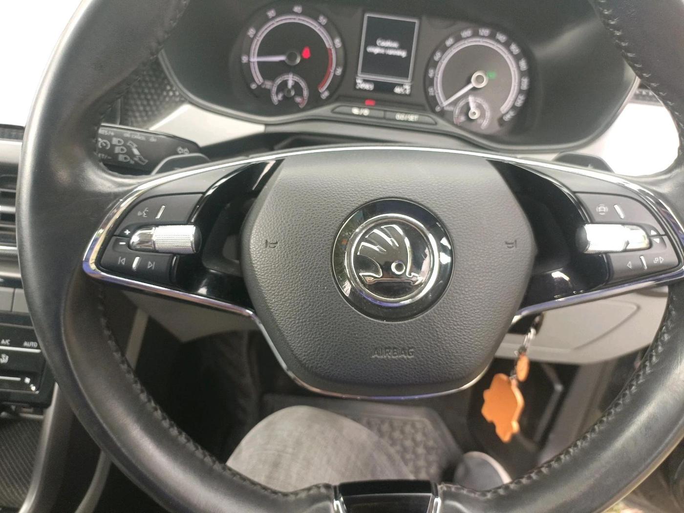 2023 Skoda SLAVIA STYLE 1.0L TSI AT, Petrol, Automatic, 24,983 km, interior