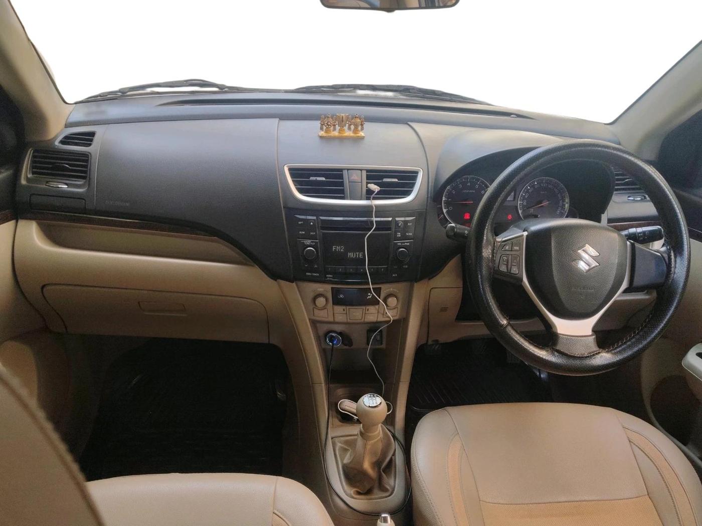 2014 Maruti Swift Dzire ZXI, Petrol, Manual, 1,60,356 km, interior