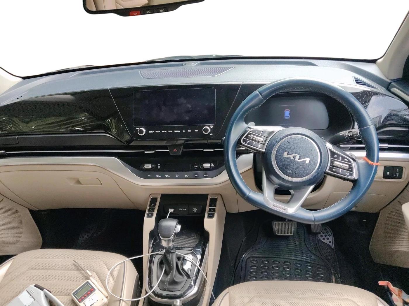2022 KIA CARENS LUXURY PLUS 1.4 PETROL DCT 7 STR, Petrol, Automatic, 89,429 km, interior