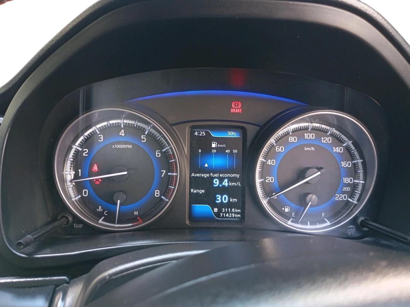 2021 Toyota Glanza V, Petrol, Manual, 71,429 km, interior
