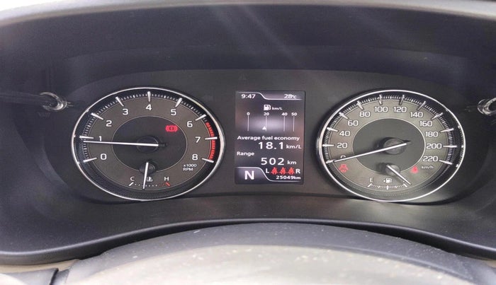 2024 Toyota Glanza V AMT, Petrol, Automatic, 25,049 km, interior