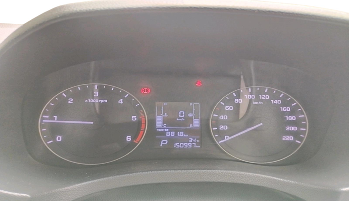 2017 Hyundai Creta S PLUS 1.6 AT DIESEL, Diesel, Automatic, 1,50,997 km, interior