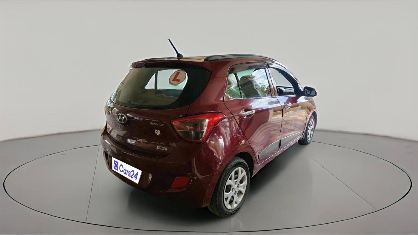 2013 Hyundai Grand i10 SPORTZ 1.1 CRDI, Diesel, Manual, 74,124 km, exterior
