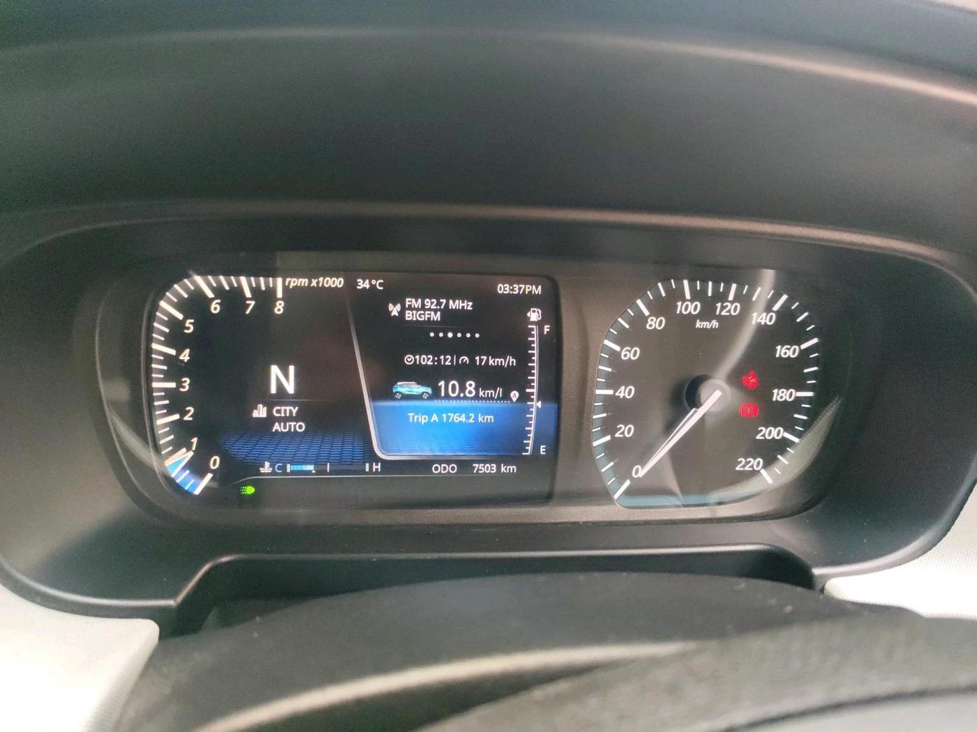 2023 Tata PUNCH CREATIVE  AMT, Petrol, Automatic, 7,503 km, interior
