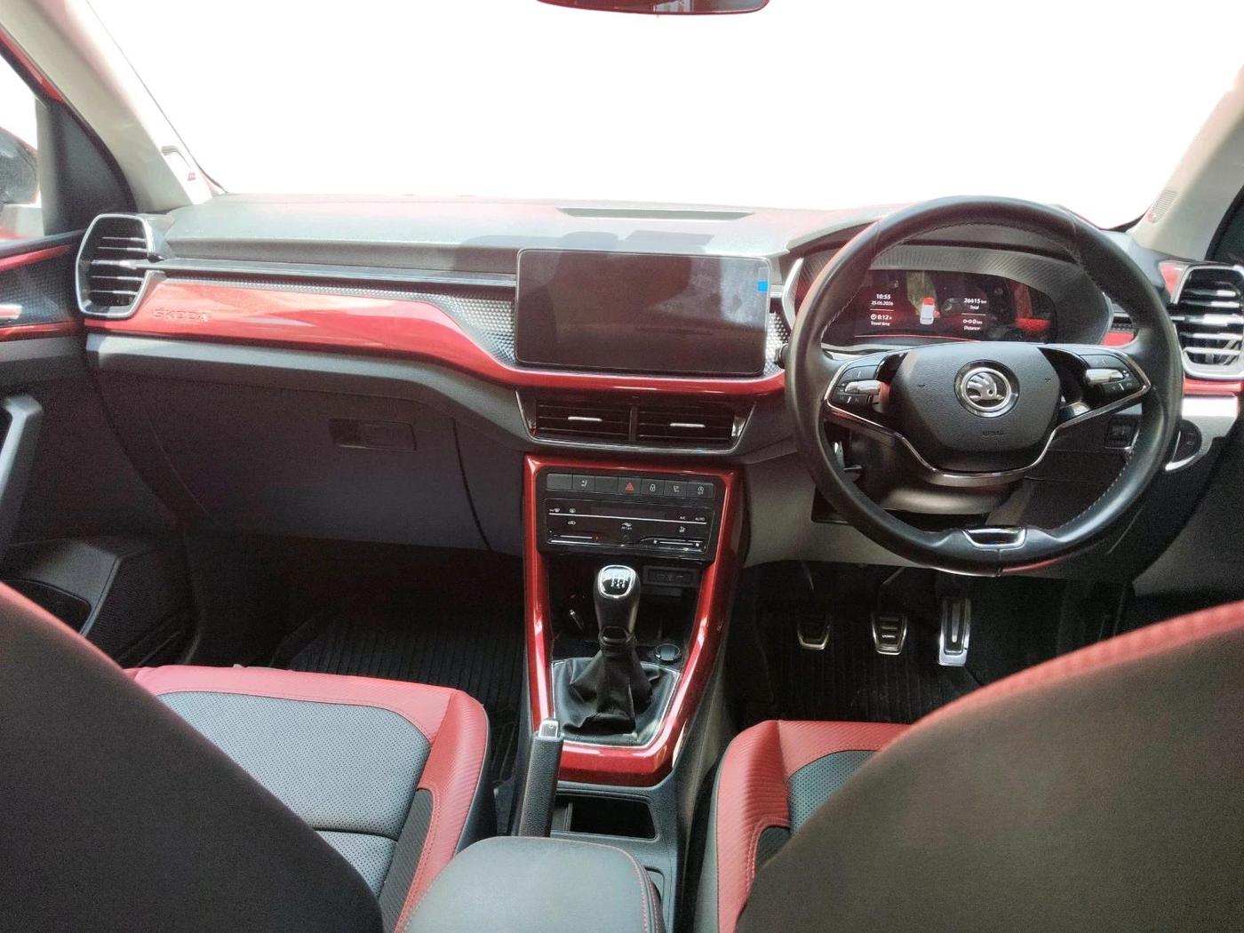 2023 Skoda KUSHAQ  MONTE CARLO 1.0L TSI MT, Petrol, Manual, 26,415 km, interior