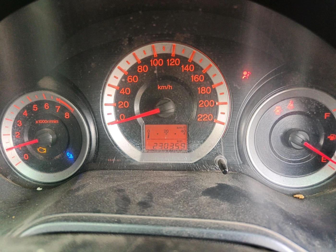 2008 Honda City 1.5L I-VTEC S MT, CNG, Manual, 2,30,359 km, interior