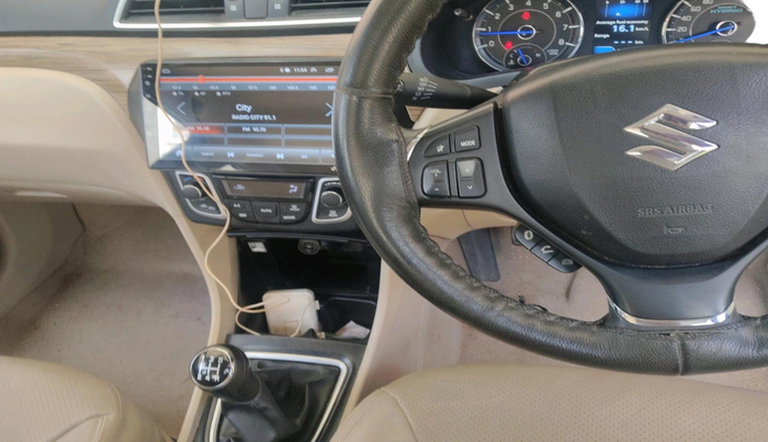 2019 Maruti Ciaz DELTA 1.5 SHVS MT PETROL, Petrol, Manual, 77,288 km, interior