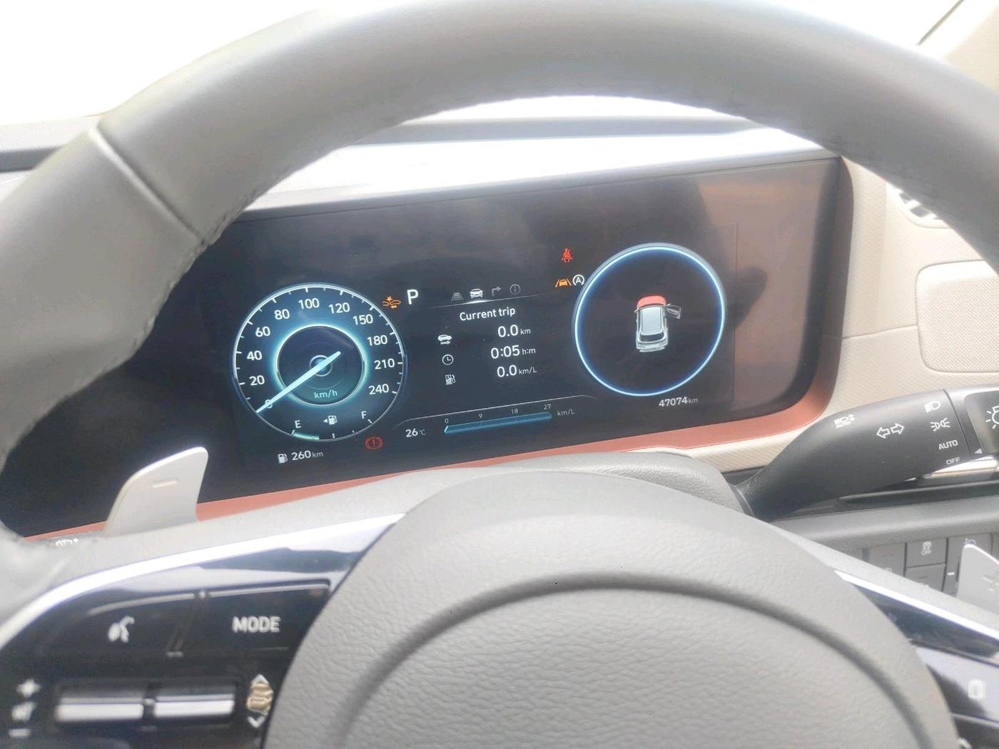 2024 Hyundai Creta SX (O) 1.5 DIESEL AT, Diesel, Automatic, 47,074 km, interior