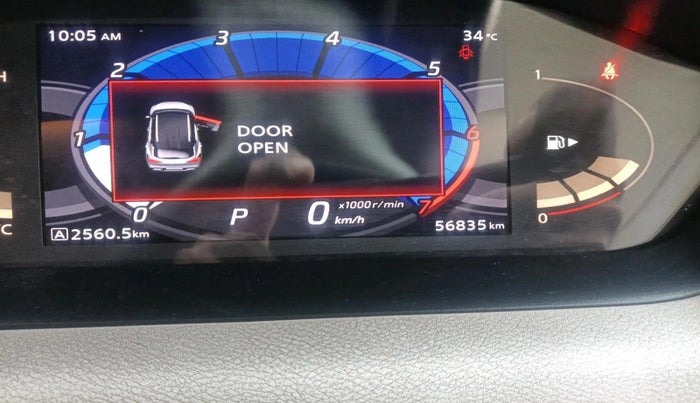 2022 Nissan MAGNITE XV PREMIUM TURBO CVT, Petrol, Automatic, 56,835 km, interior