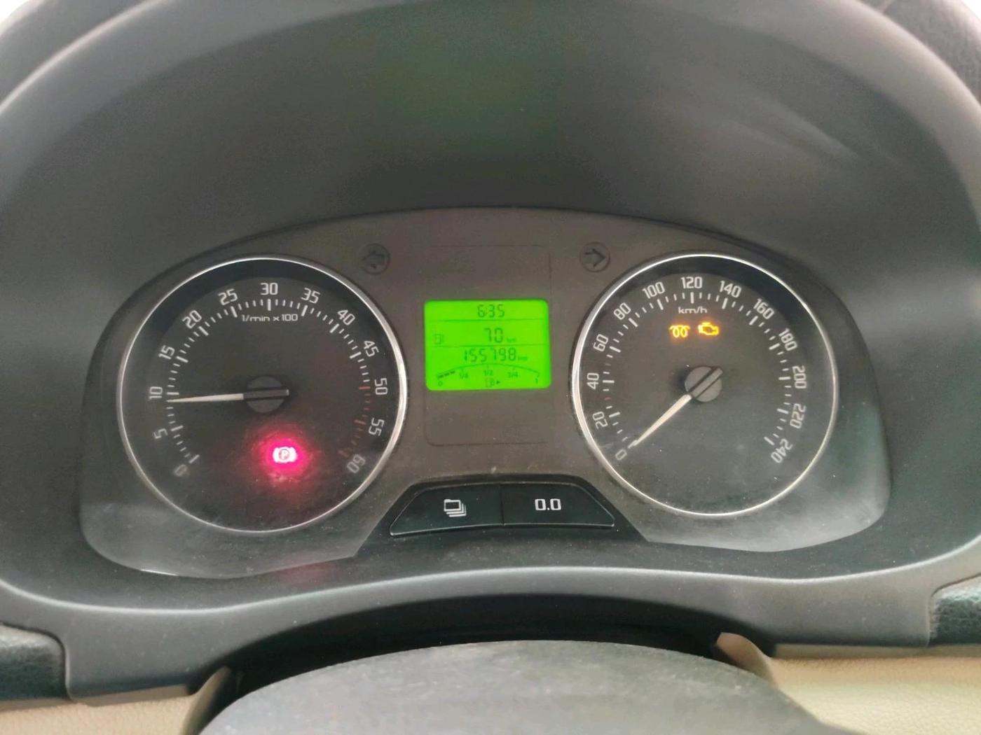 2013 Skoda Fabia ELEGANCE 1.2 TDI, Diesel, Manual, 1,55,798 km, interior