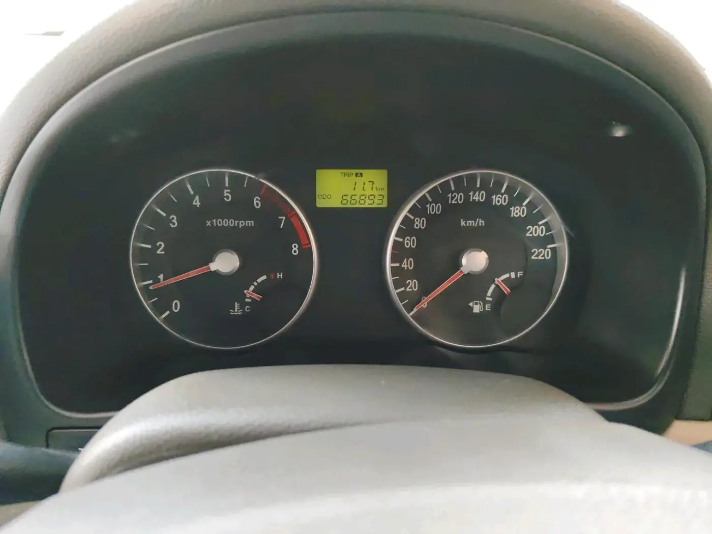2008 Hyundai Verna 1.6 VTVT, Petrol, Manual, 66,893 km, interior