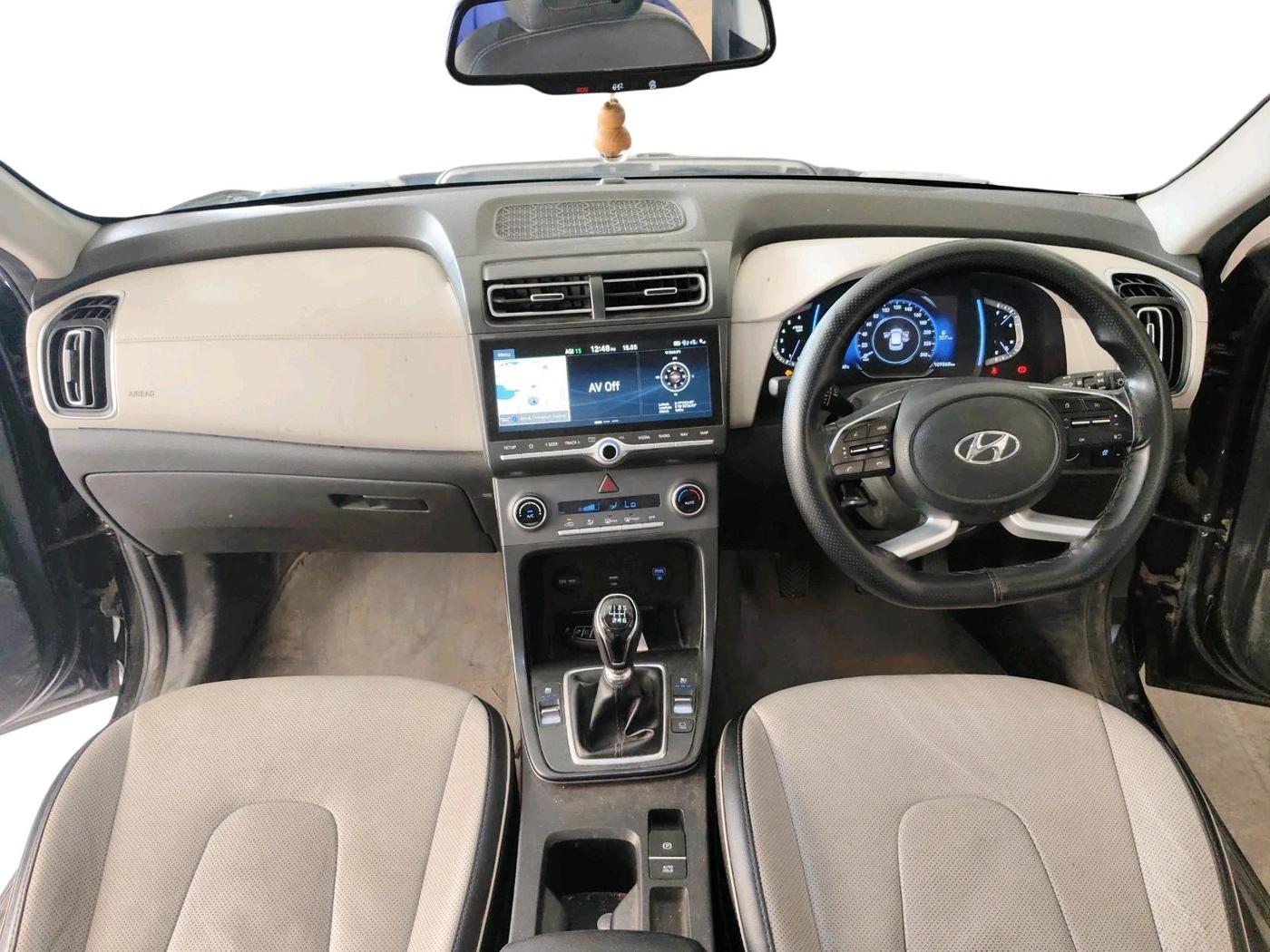 2020 Hyundai Creta SX (O) 1.5 DIESEL, Diesel, Manual, 1,09,360 km, interior