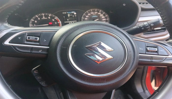 2022 Maruti BREZZA ZXI + SMART HYBRID DUAL TONE, Petrol, Manual, 72,099 km, interior