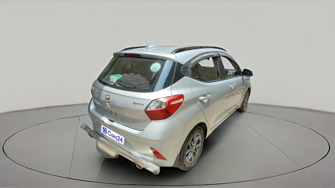 2020 Hyundai GRAND I10 NIOS SPORTZ AMT 1.2 KAPPA VTVT, Petrol, Automatic, 53,727 km, exterior