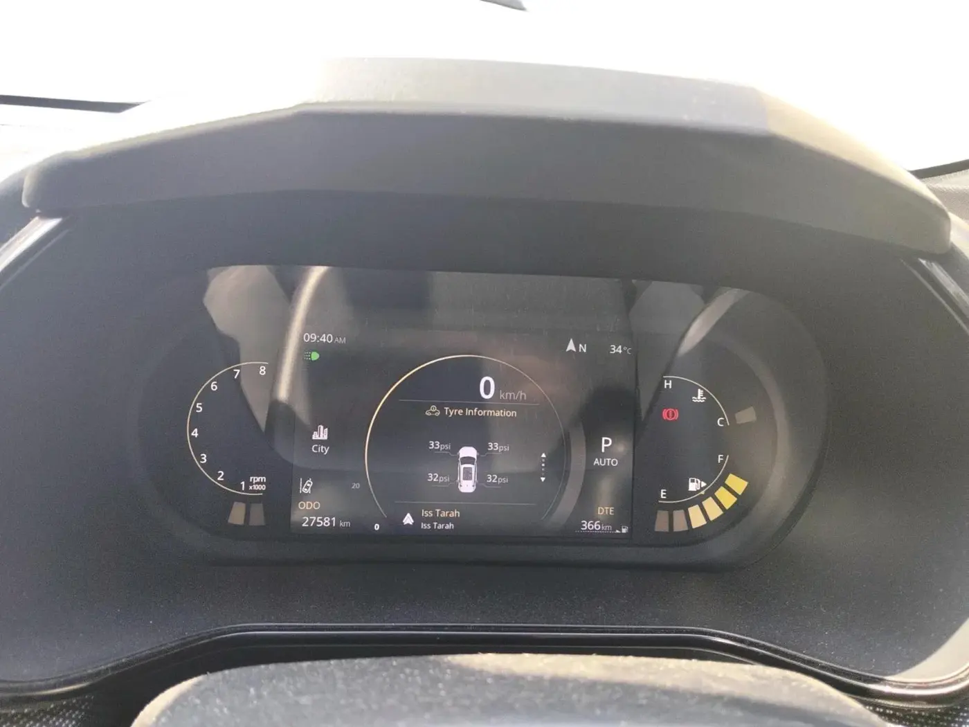 2023 Tata Safari XZA PLUS O RED DARK , Diesel, Automatic, 27,581 km, interior