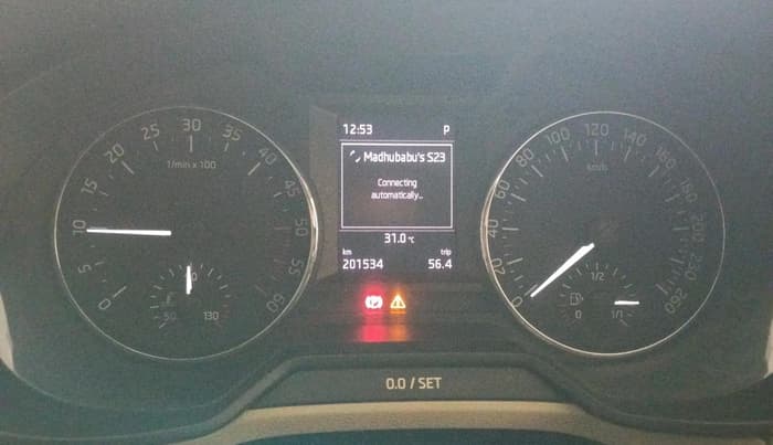 2016 Skoda Octavia 2.0 TDI CR STYLE PLUS AT, Diesel, Automatic, 2,01,534 km, interior