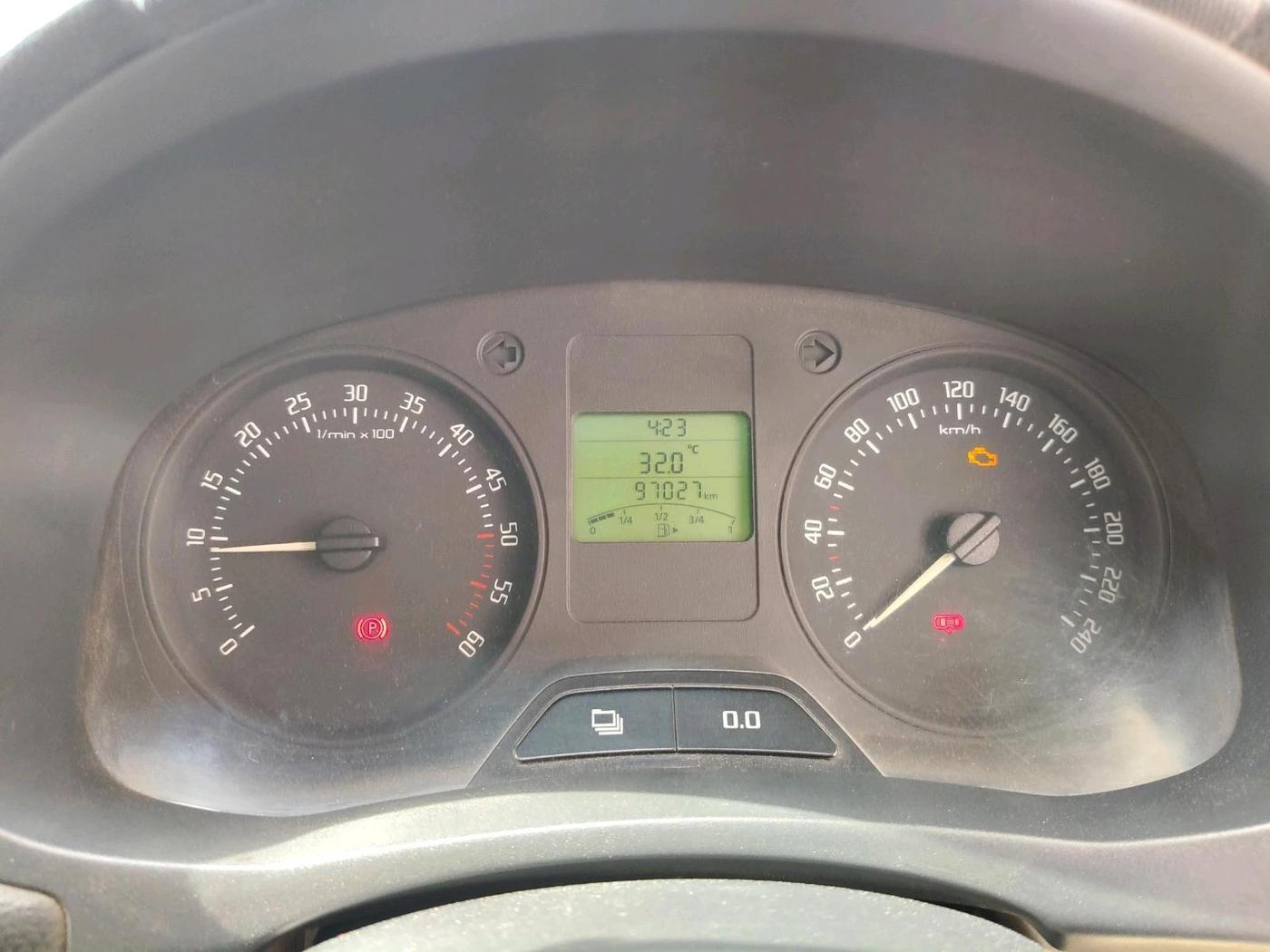 2012 Skoda Fabia AMBITION PLUS 1.2 TDI CR, Diesel, Manual, 97,027 km, interior