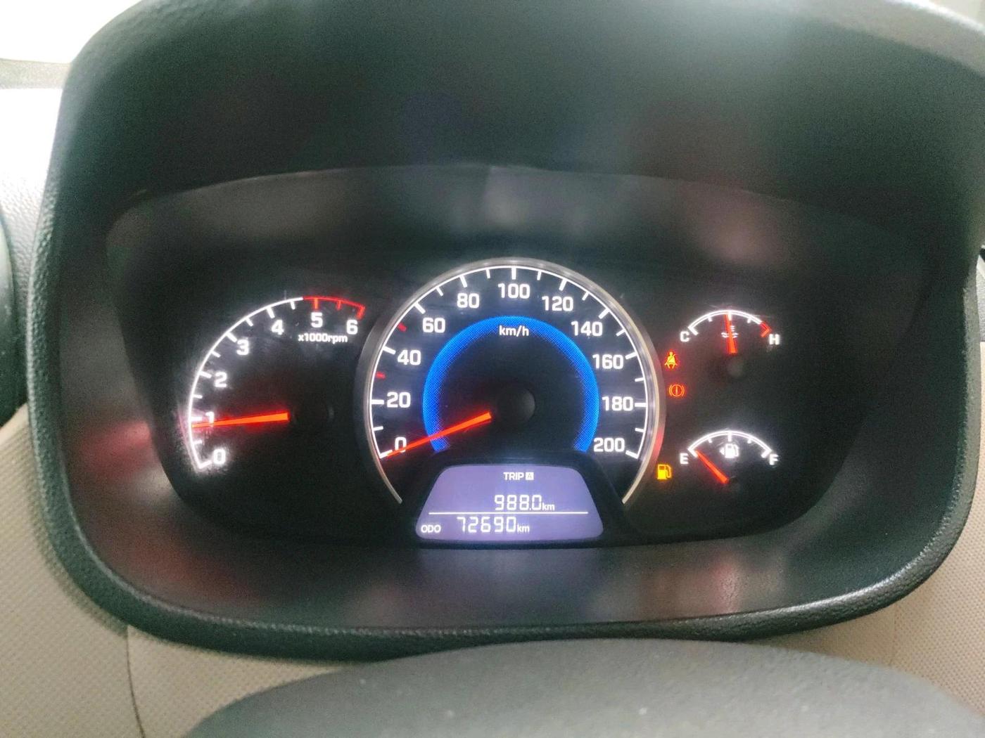 2018 Hyundai Grand i10 SPORTZ U2 1.2 CRDI, Diesel, Manual, 72,690 km, interior