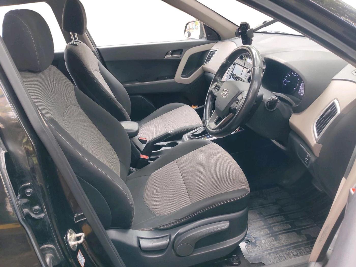 2017 Hyundai Creta SX PLUS AT 1.6 PETROL, Petrol, Automatic, 52,315 km, interior
