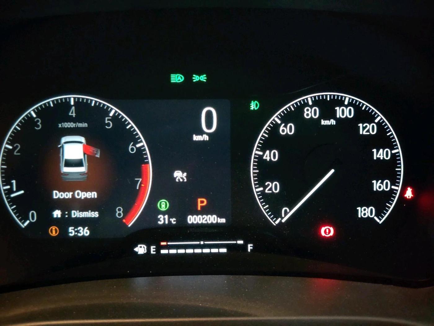 2026 Honda Amaze ZX 1.2 Petrol CVT, Petrol, Automatic, 200 km, interior