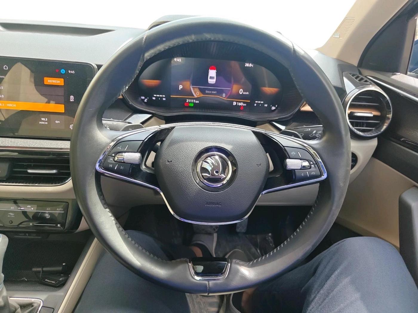 2024 Skoda SLAVIA STYLE 1.5L TSI DSG, Petrol, Automatic, 21,111 km, interior