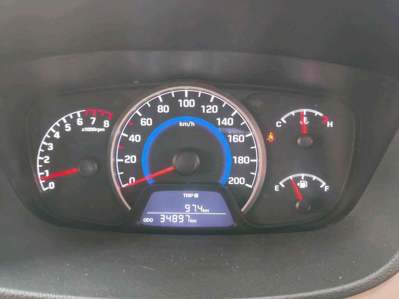 2018 Hyundai Grand i10 ASTA 1.2 KAPPA VTVT, Petrol, Manual, 34,897 km, interior