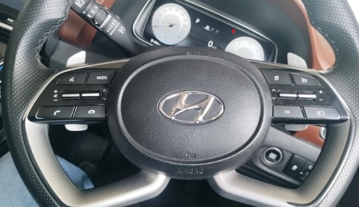 2021 Hyundai ALCAZAR PLATINUM(O) 6STR 1.5 AT, Diesel, Automatic, 77,448 km, interior