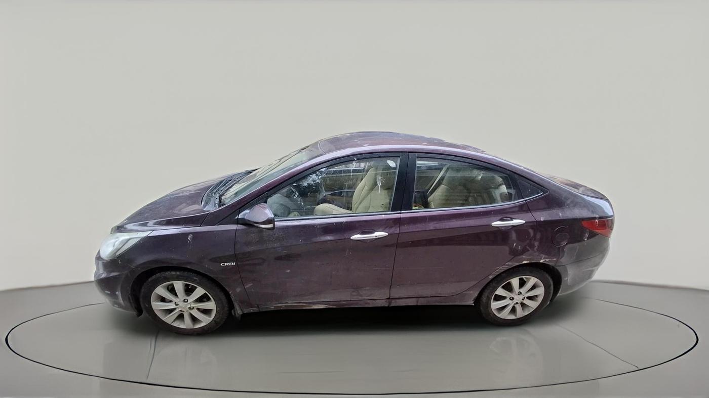 2012 Hyundai Verna FLUIDIC 1.6 CRDI SX OPT AT, Diesel, Automatic, 1,90,073 km, exterior