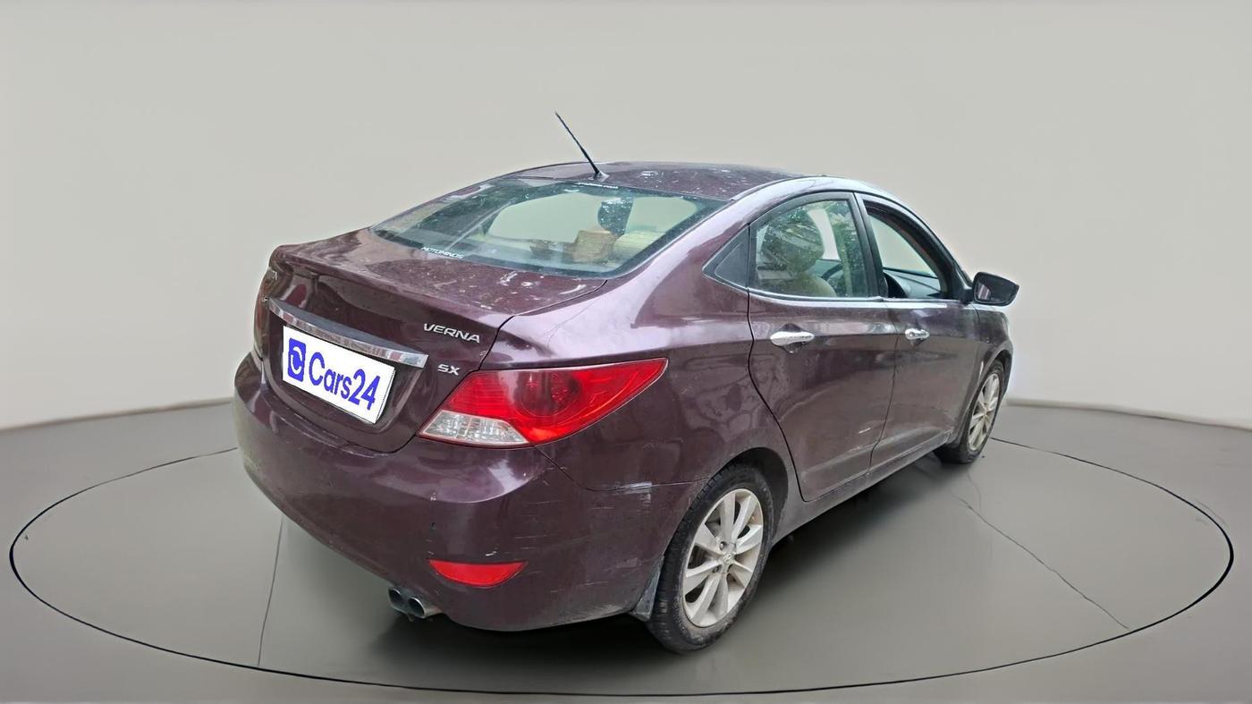 2012 Hyundai Verna FLUIDIC 1.6 CRDI SX OPT AT, Diesel, Automatic, 1,90,073 km, exterior