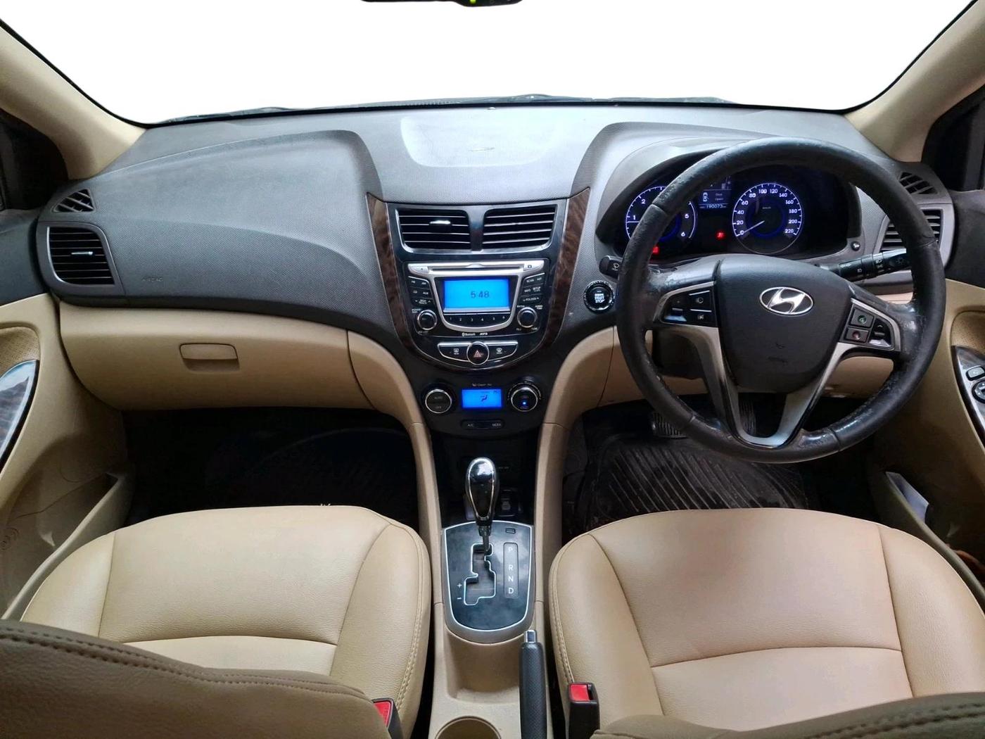 2012 Hyundai Verna FLUIDIC 1.6 CRDI SX OPT AT, Diesel, Automatic, 1,90,073 km, interior