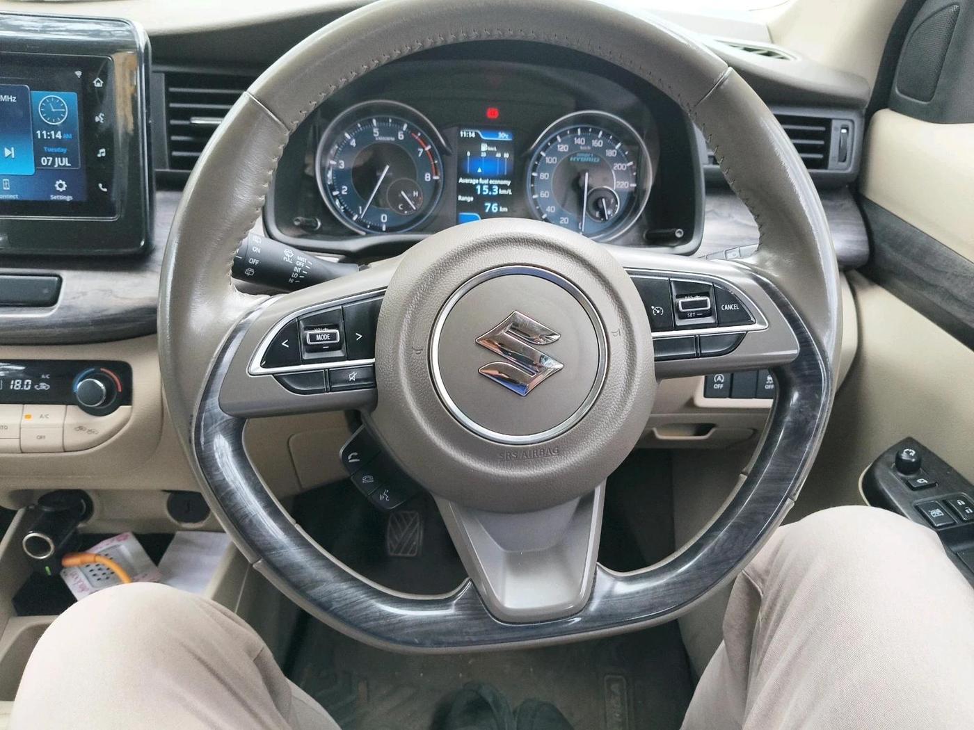 2022 Maruti Ertiga ZXI+ SHVS, Petrol, Manual, 75,809 km, interior