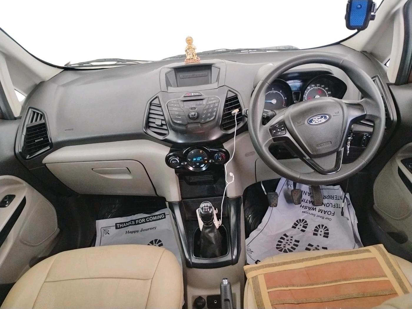 2017 Ford Ecosport TREND 1.5L DIESEL, Diesel, Manual, 2,41,324 km, interior