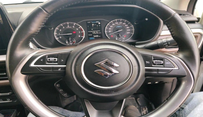 2022 Maruti BREZZA ZXI + SMART HYBRID, Petrol, Manual, 26,543 km, interior