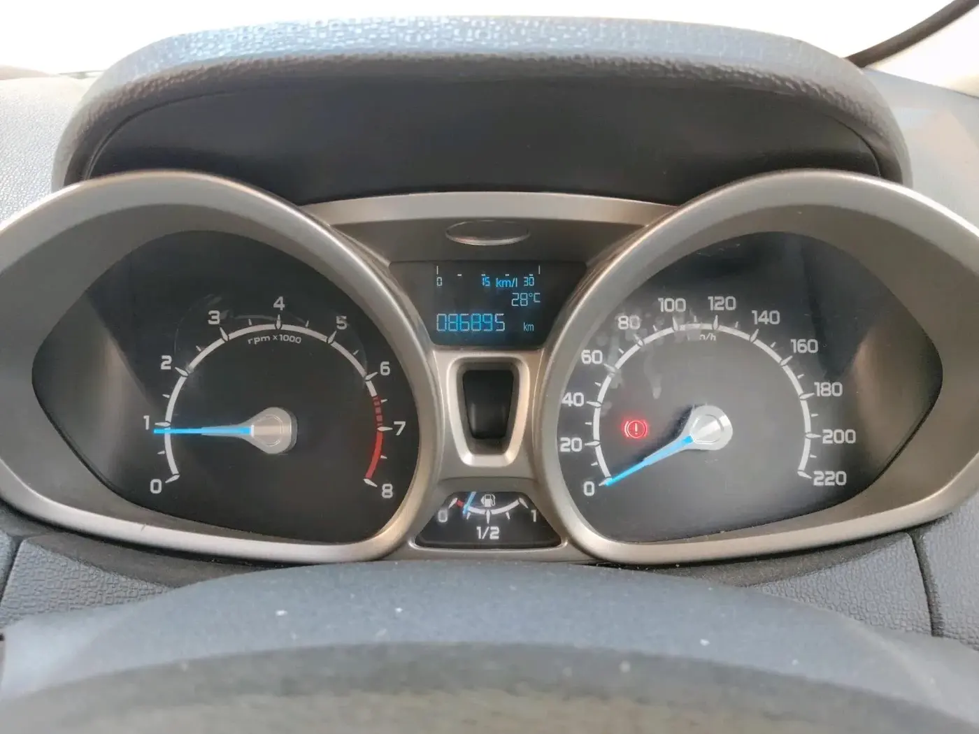 2014 Ford Ecosport TITANIUM 1.5L PETROL, Petrol, Manual, 87,350 km, interior