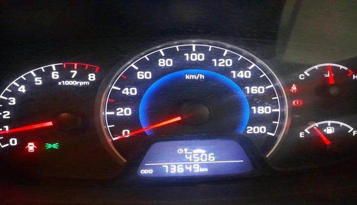 2014 Hyundai Grand i10 SPORTZ 1.2 KAPPA VTVT, Petrol, Manual, 73,649 km, interior