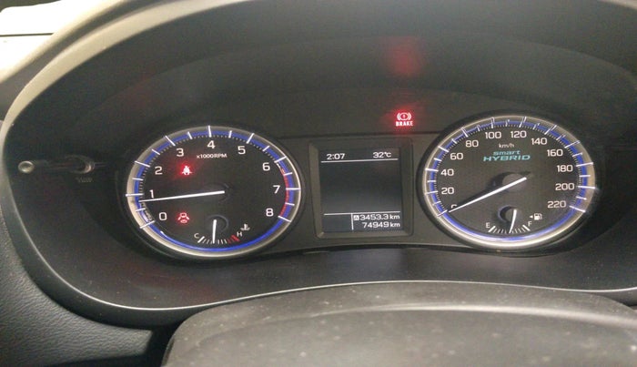 2022 Maruti S Cross ZETA 1.5, Petrol, Manual, 74,949 km, interior