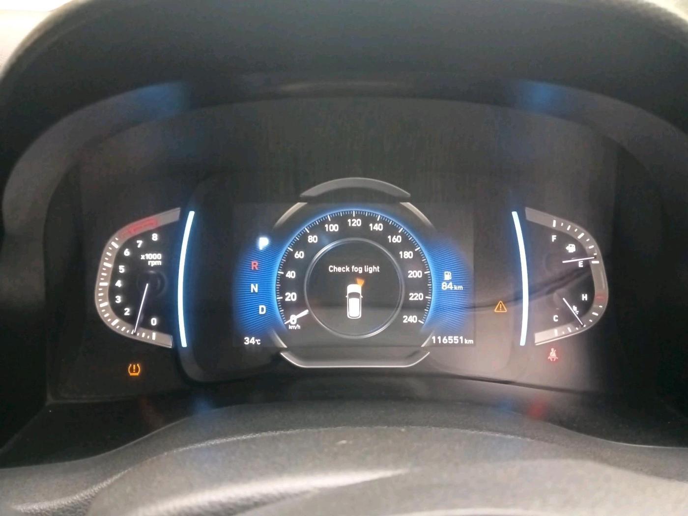 2020 Hyundai Creta SX (O) 1.4 TURBO DCT, Petrol, Automatic, 1,16,551 km, interior