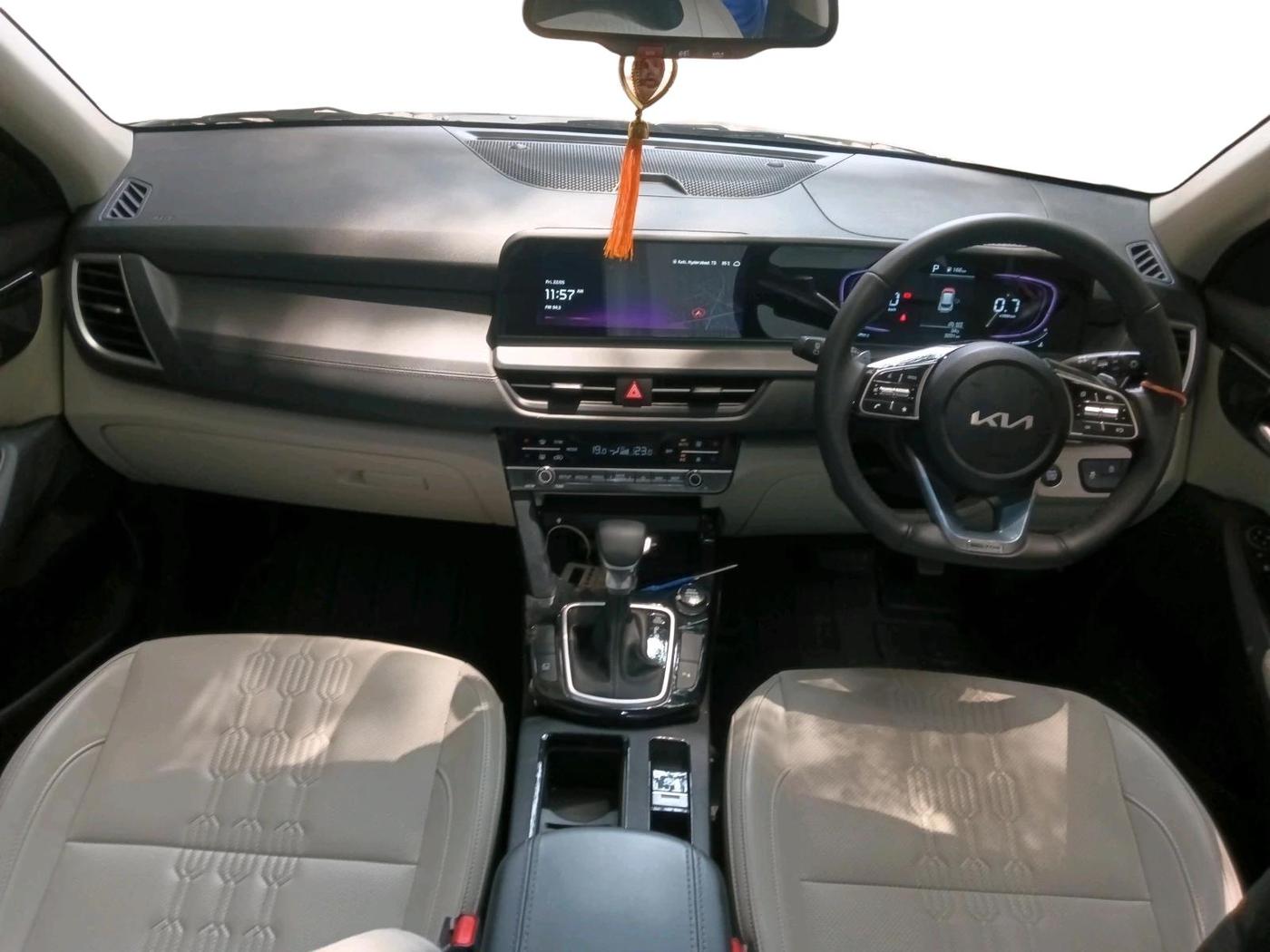 2025 KIA SELTOS HTX IVT, Petrol, Automatic, 3,201 km, interior