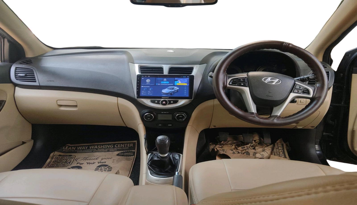 2012 Hyundai Verna FLUIDIC 1.6 CRDI SX, Diesel, Manual, 73,362 km, interior