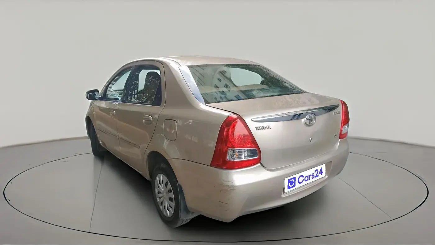 2011 Toyota Etios G, Petrol, Manual, 80,216 km, exterior
