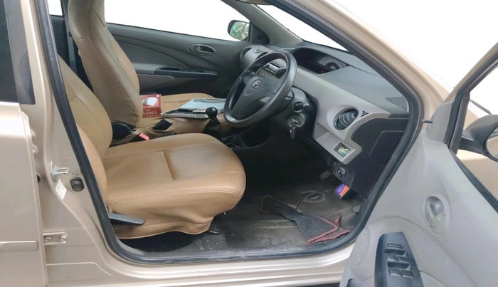2011 Toyota Etios G, Petrol, Manual, 80,216 km, interior