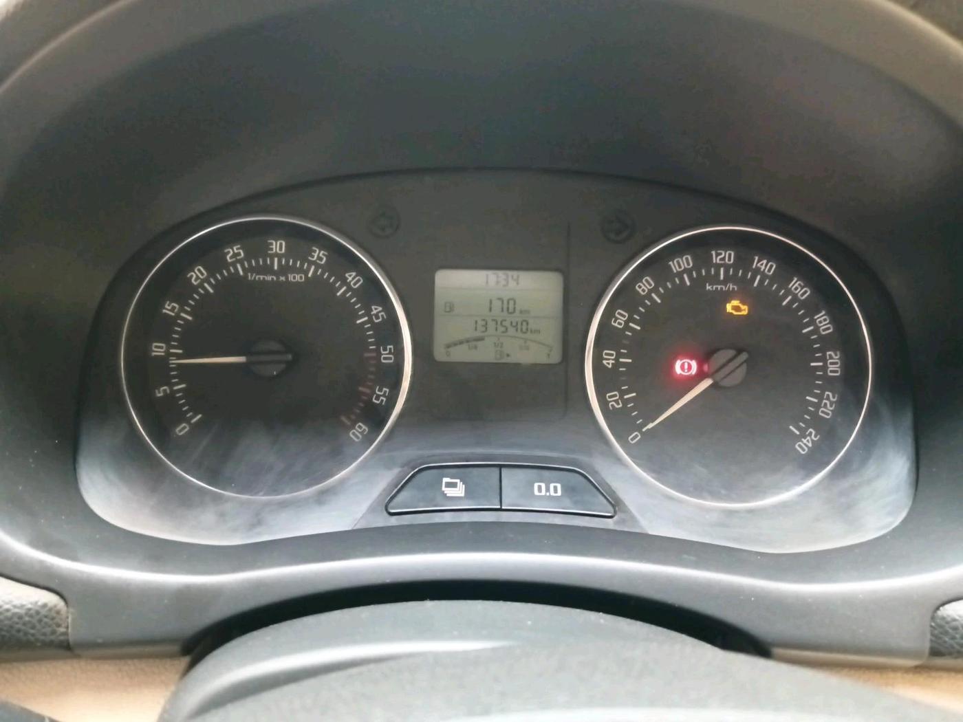 2011 Skoda Fabia ELEGANCE 1.2 TDI, Diesel, Manual, 1,37,540 km, interior