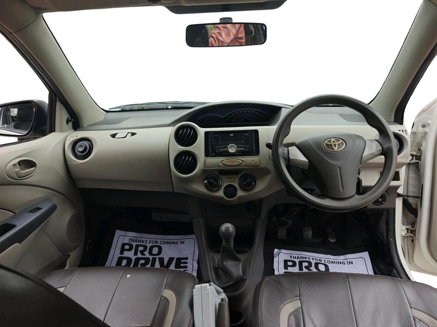 2014 Toyota Etios G, Petrol, Manual, 56,490 km, interior