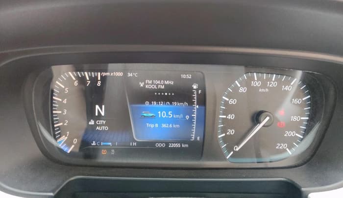 2024 Tata PUNCH CREATIVE AMT 1.2 RTN DUAL TONE, Petrol, Automatic, 22,055 km, interior