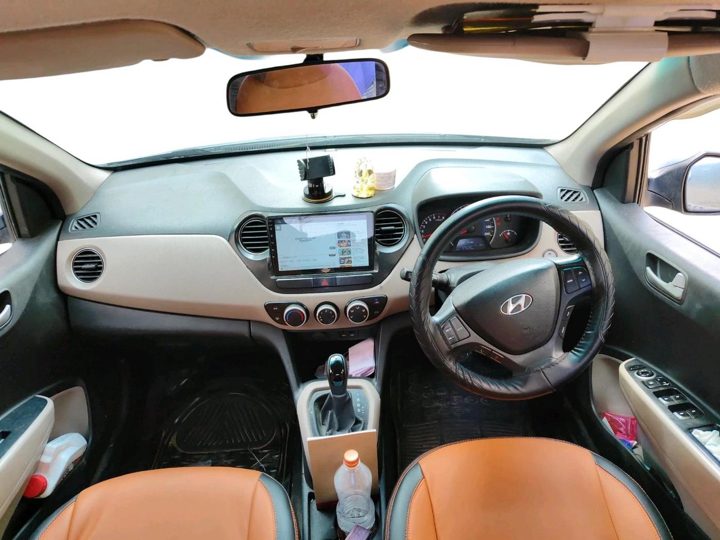 2015 Hyundai Grand i10 ASTA AT 1.2 KAPPA VTVT, Petrol, Automatic, 77,526 km, interior