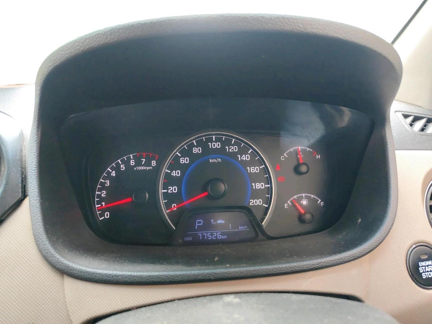 2015 Hyundai Grand i10 ASTA AT 1.2 KAPPA VTVT, Petrol, Automatic, 77,526 km, interior